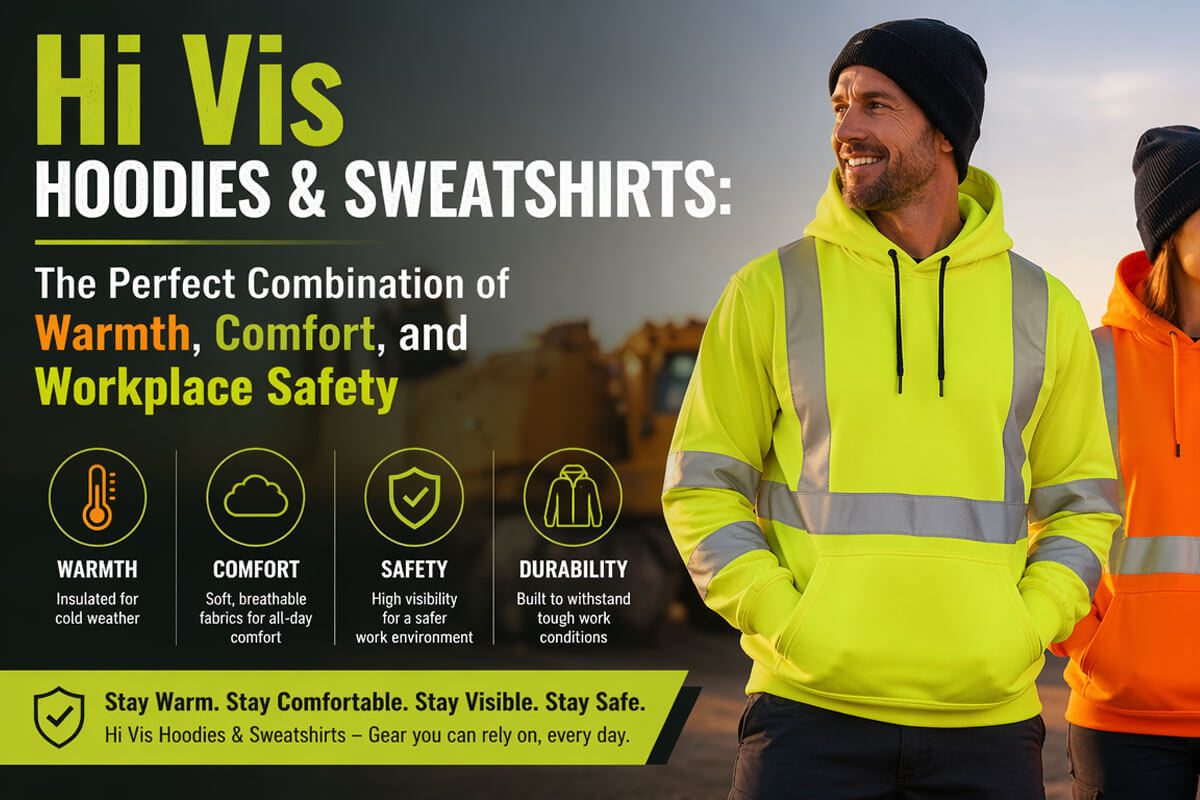 Hi Vis Hoodies & Sweatshirts: The Perfect Combination of Warmth, Comfort, and Workplace Safety